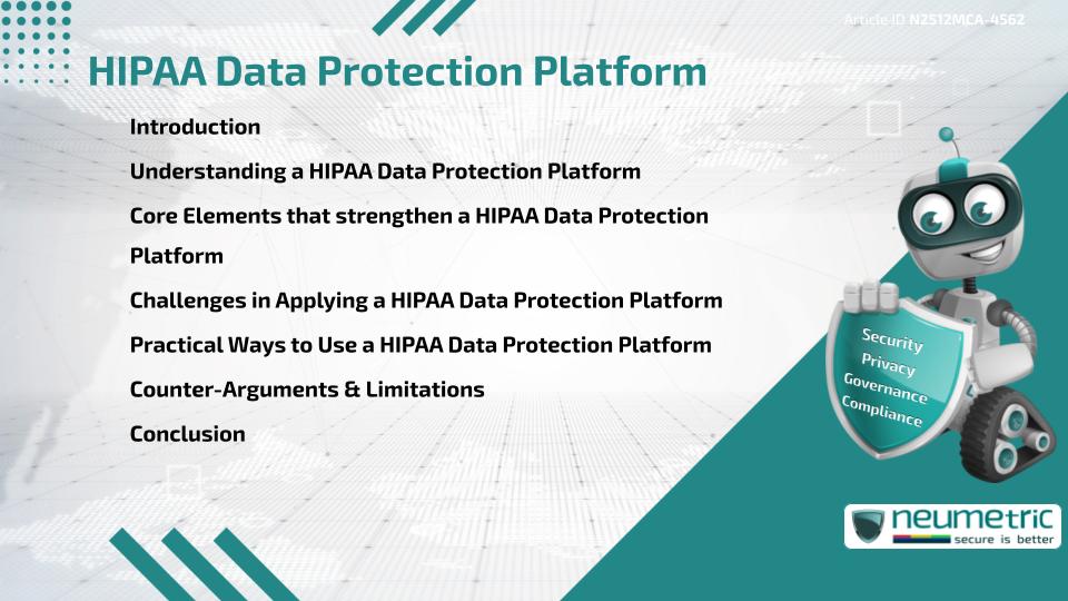 HIPAA Data Protection Platform