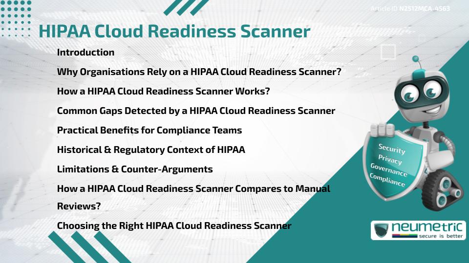 HIPAA Cloud Readiness Scanner
