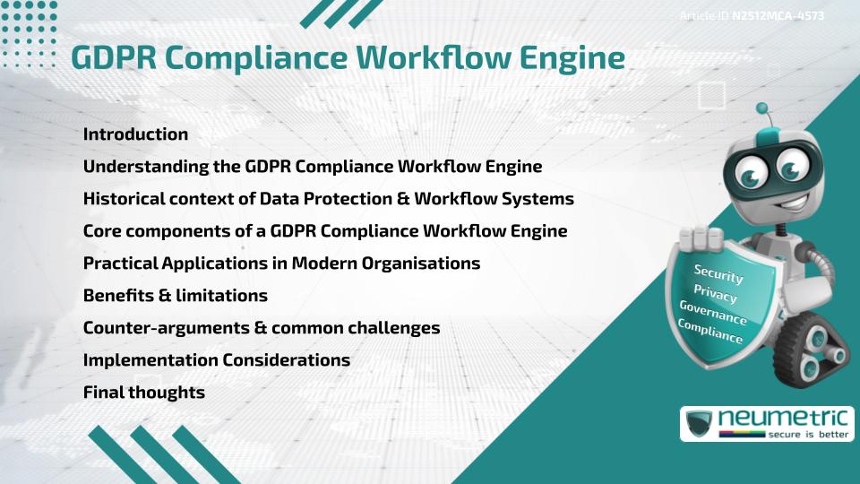 GDPR Compliance Workflow Engine
