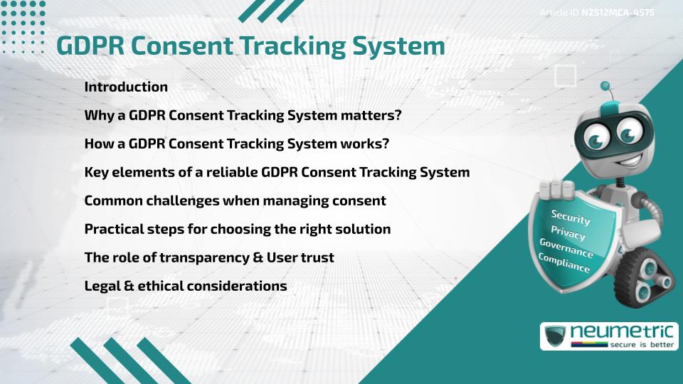 GDPR Consent Tracking System