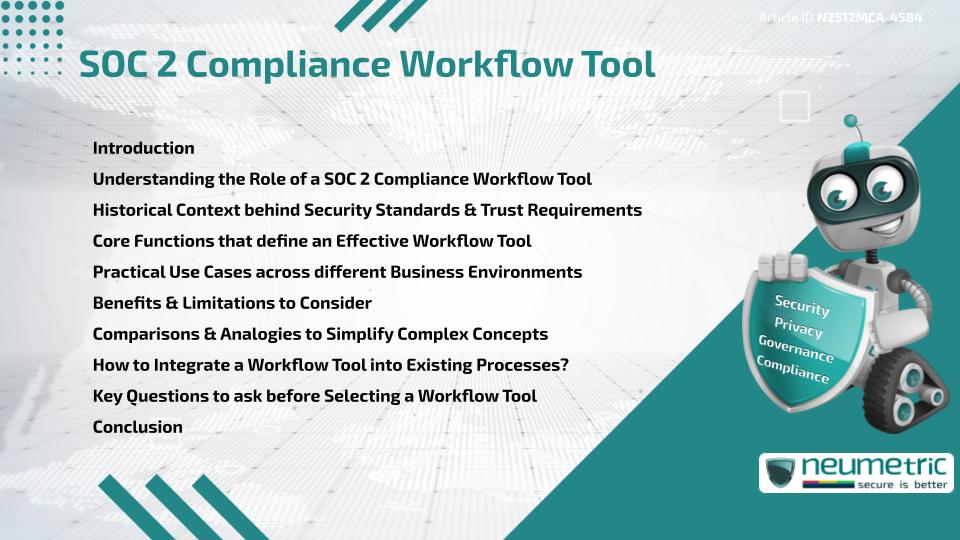 SOC 2 Compliance Workflow Tool
