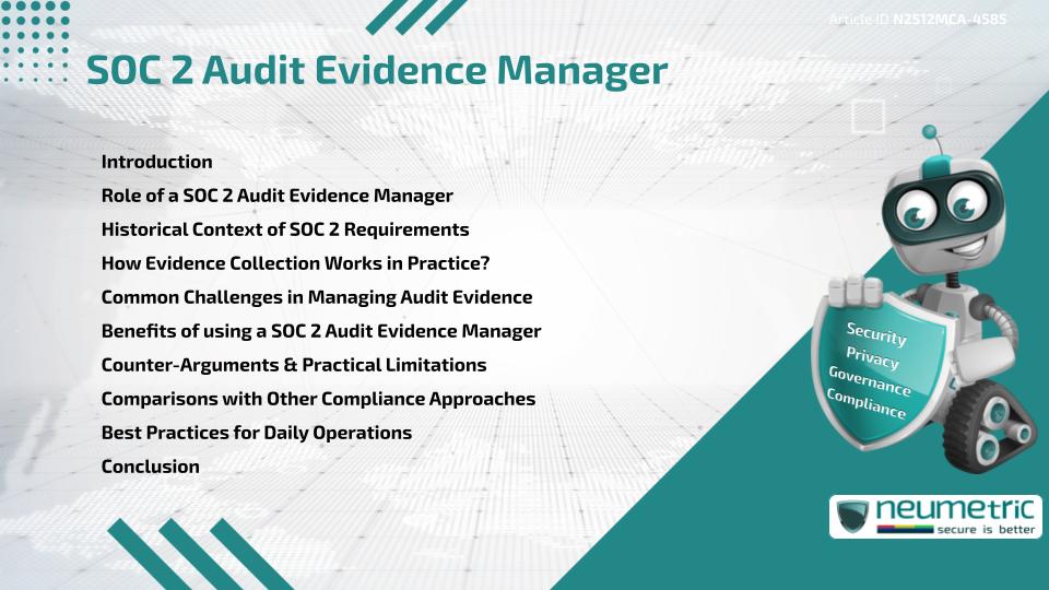 SOC 2 Audit Evidence Manager