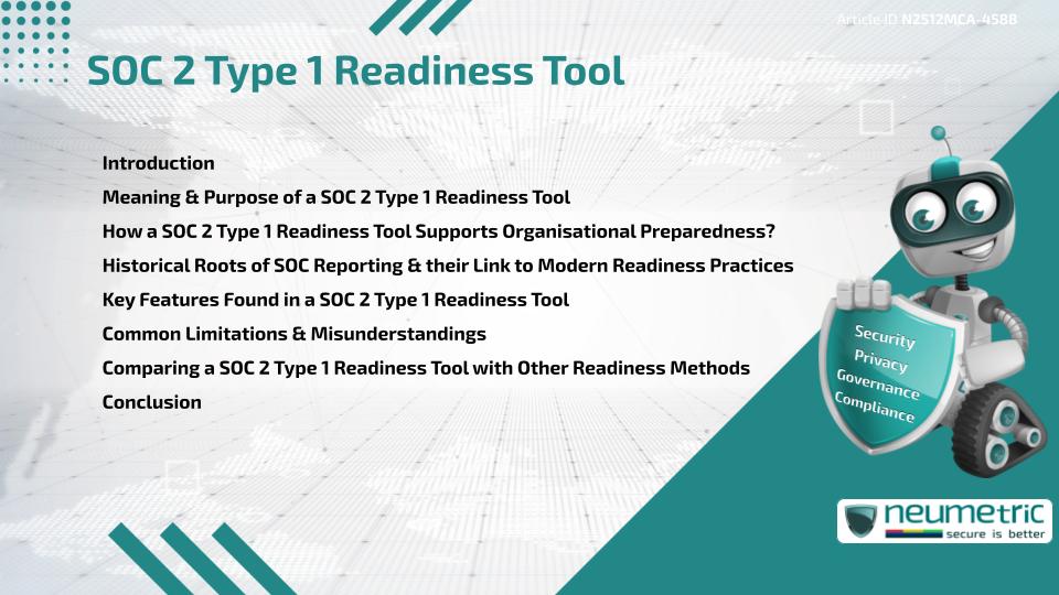SOC 2 Type 1 Readiness Tool