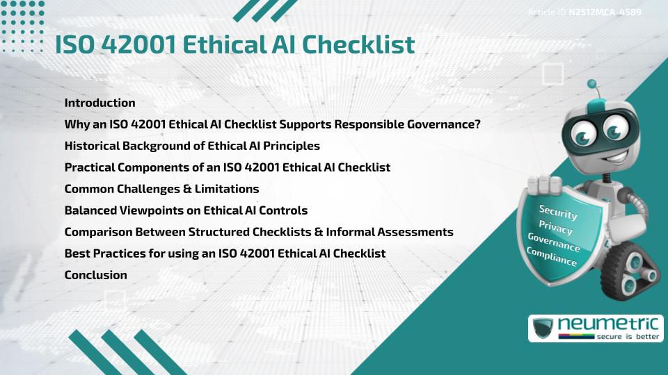 ISO 42001 Ethical AI Checklist
