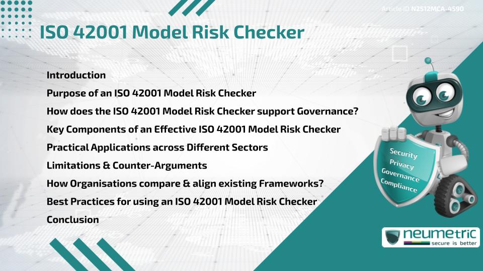 ISO 42001 Model Risk Checker