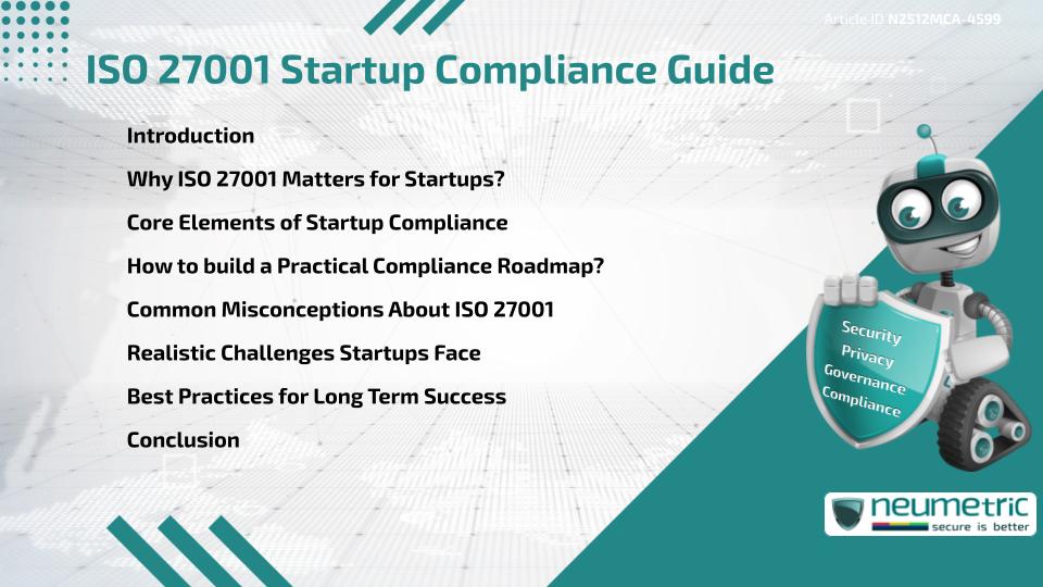 ISO 27001 Startup Compliance Guide