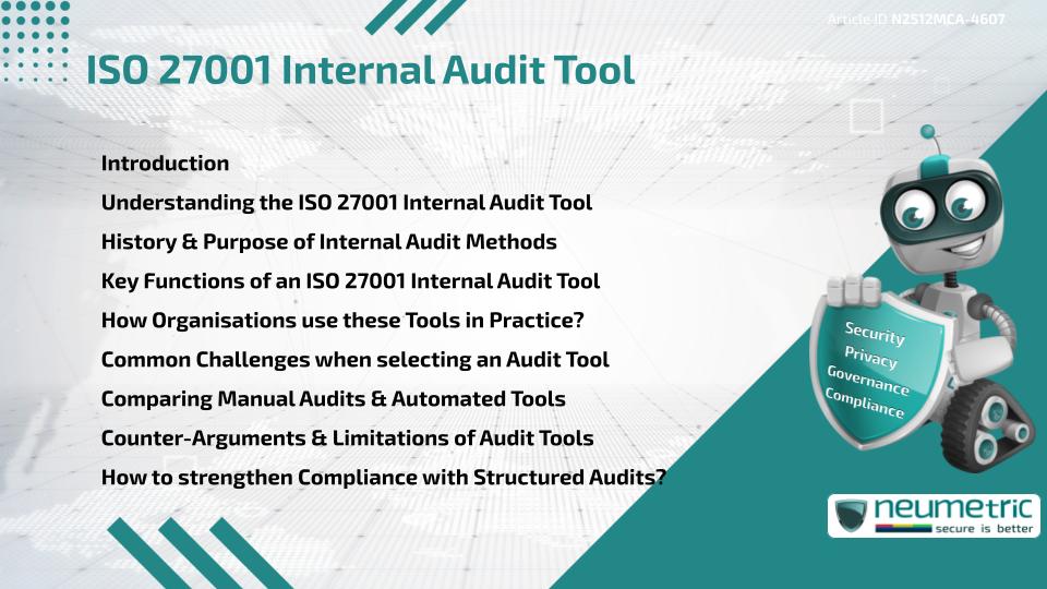 ISO 27001 Internal Audit Tool
