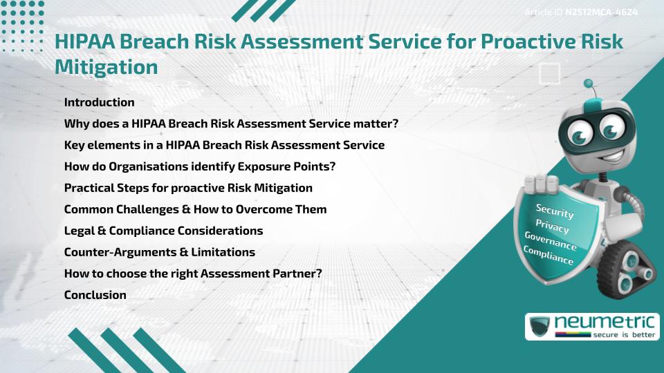 HIPAA Breach Risk Assessment Service for Proactive Risk Mitigation