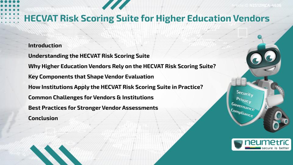 HECVAT Risk Scoring Suite for Higher Education Vendors