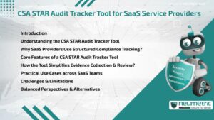CSA STAR Audit Tracker Tool for SaaS Service Providers
