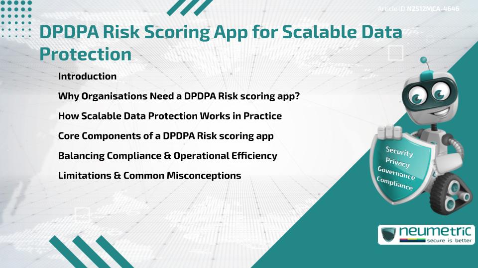 DPDPA Risk Scoring App for Scalable Data Protection