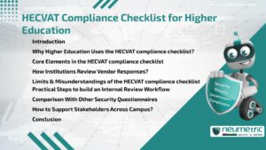 HECVAT Compliance Checklist for Higher Education