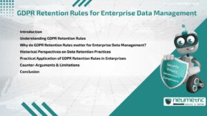 GDPR Retention Rules for Enterprise Data Management