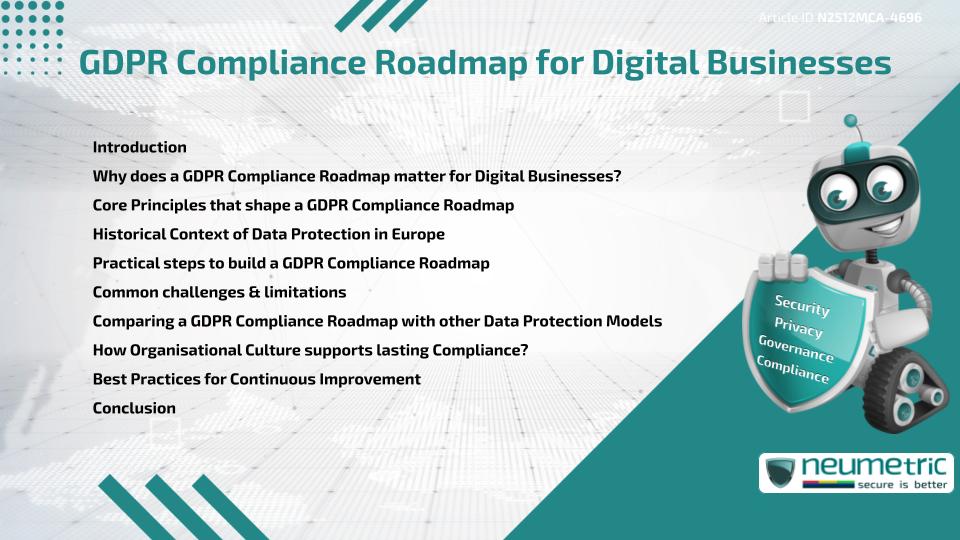 GDPR Compliance Roadmap for Digital Businesses