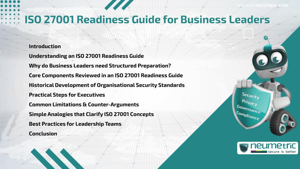 ISO 27001 Readiness Guide for Business Leaders