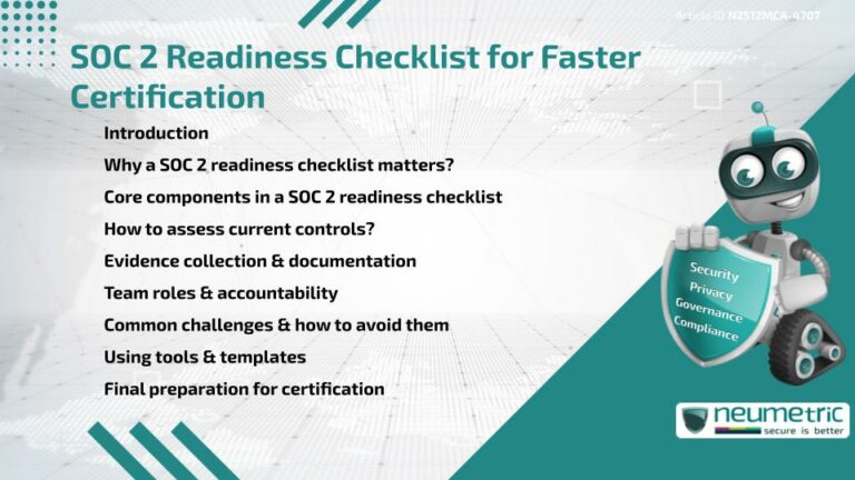 SOC 2 Readiness Checklist for Faster Certification