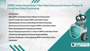 GDPR Lawful Basis Rules That Help Enterprises Ensure Proper & Compliant Data Processing