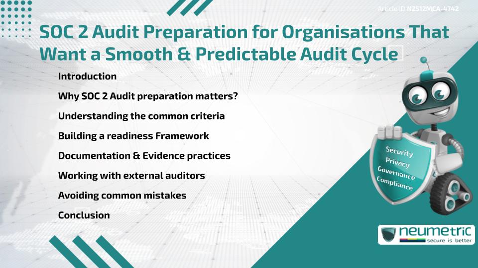 SOC 2 Audit Preparation for Organisations That Want a Smooth & Predictable Audit Cycle