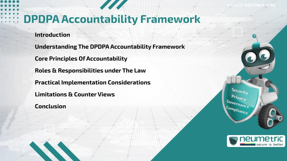 DPDPA Accountability Framework
