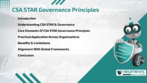 CSA STAR Governance Principles
