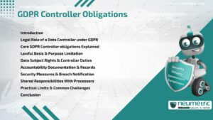 Journal (General Articles) | Neumetric GDPR Controller Obligations