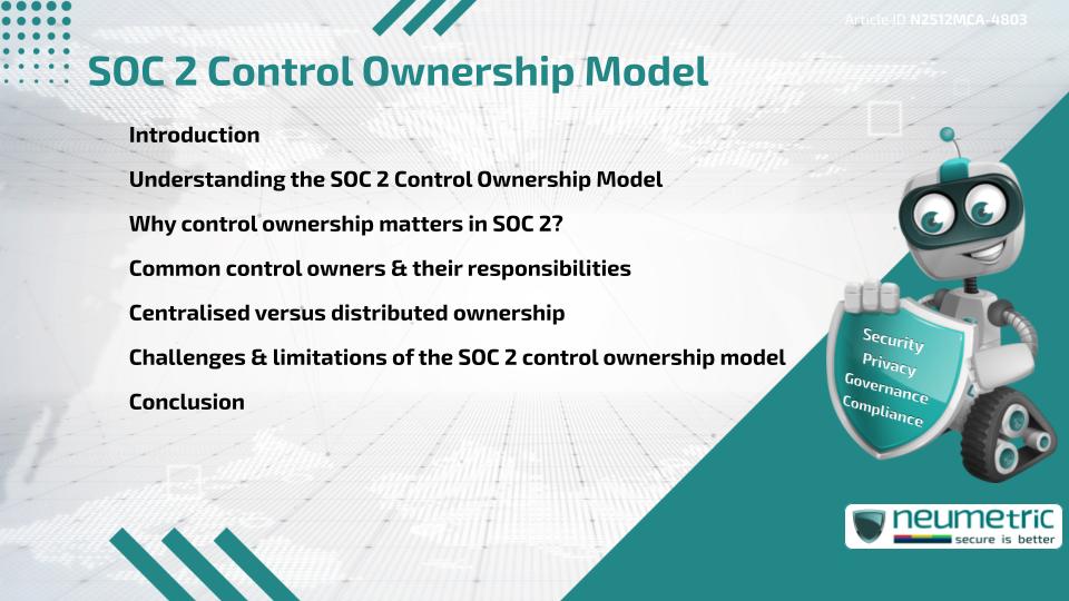 SOC 2 Control Ownership Model