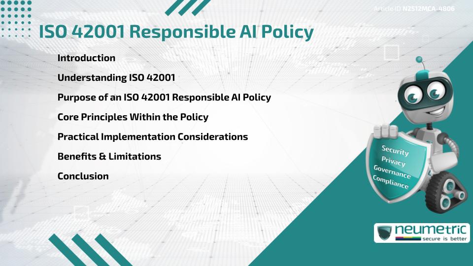 ISO 42001 Responsible AI Policy