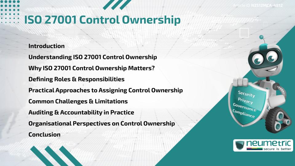 ISO 27001 Control Ownership