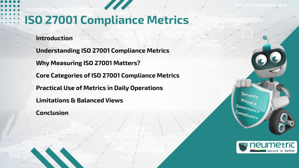 ISO 27001 Compliance Metrics