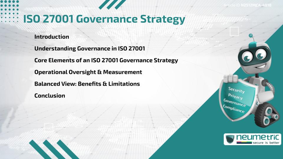 ISO 27001 Governance Strategy