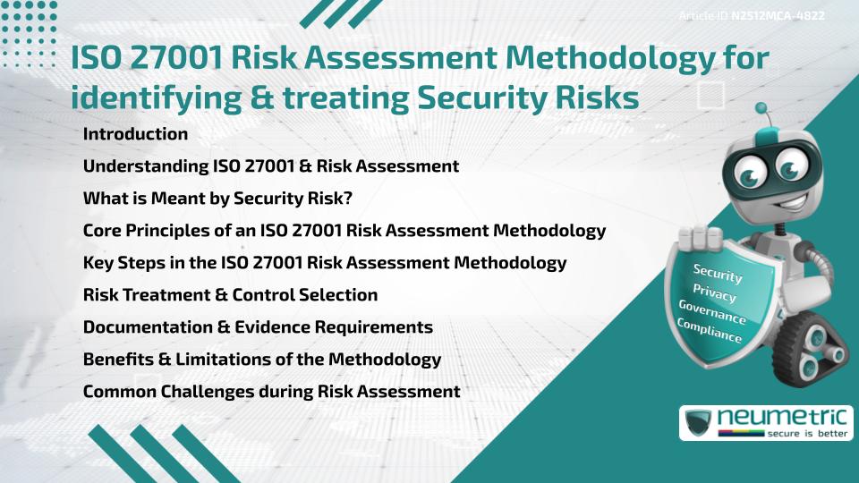 ISO 27001 Risk Assessment Methodology for identifying & treating Security Risks