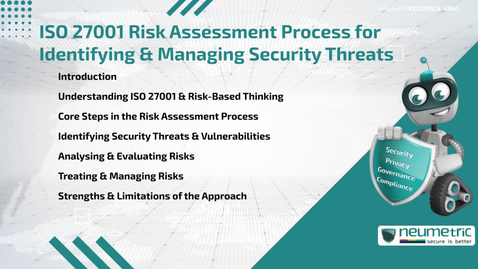 ISO 27001 Risk Assessment Process for Identifying & Managing Security Threats