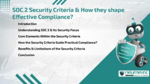 Journal (General Articles) | Neumetric SOC 2 Security Criteria & How they shape Effective Compliance?