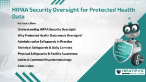 HIPAA Security Oversight for Protected Health Data