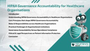 HIPAA Governance Accountability for Healthcare Organisations