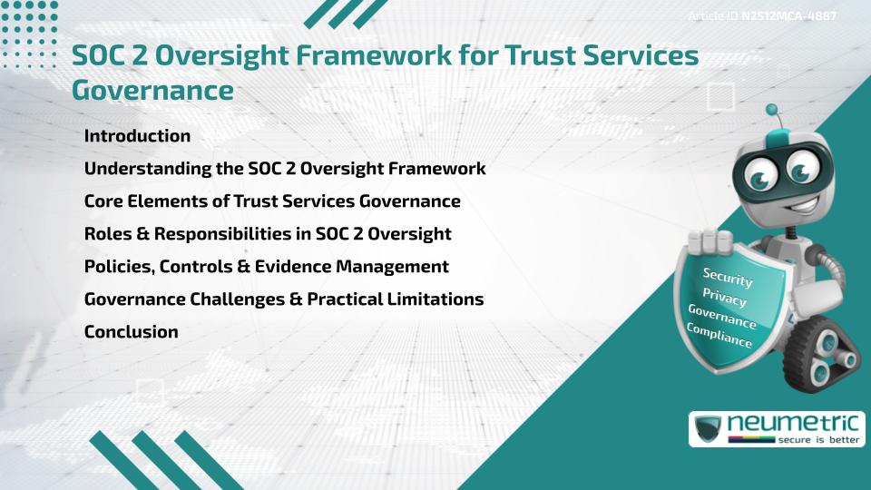 SOC 2 Oversight Framework for Trust Services Governance