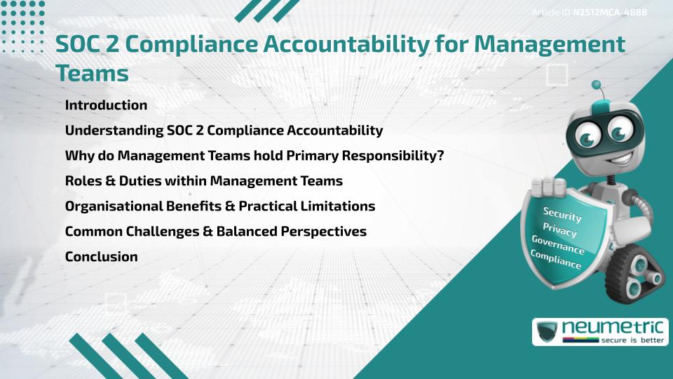 SOC 2 Compliance Accountability for Management Teams