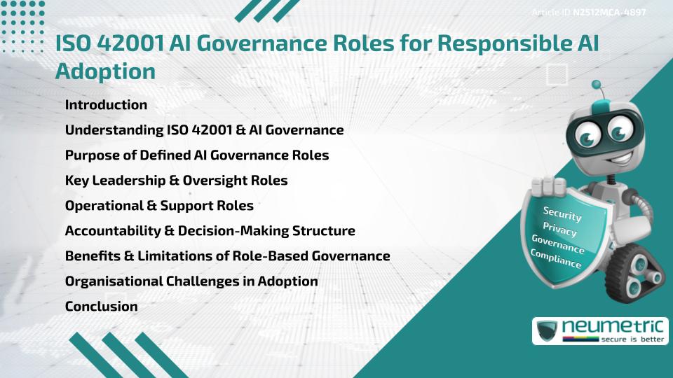 ISO 42001 AI Governance Roles for Responsible AI Adoption