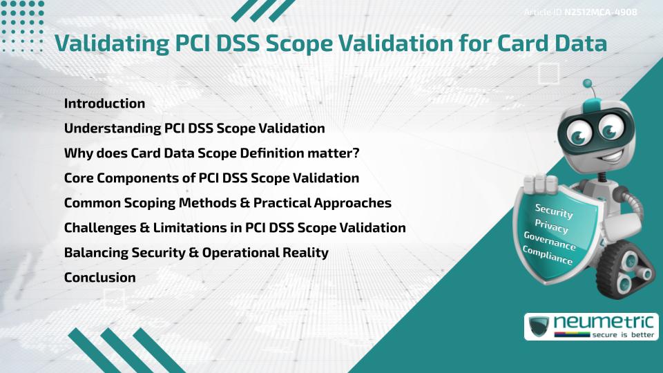 Validating PCI DSS Scope Validation for Card Data
