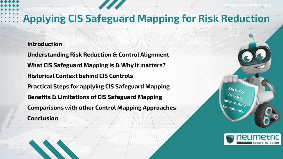 Applying CIS Safeguard Mapping for Risk Reduction
