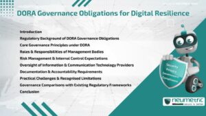 DORA Governance Obligations for Digital Resilience