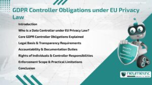 GDPR Controller Obligations under EU Privacy Law