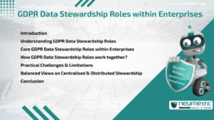 GDPR Data Stewardship Roles within Enterprises