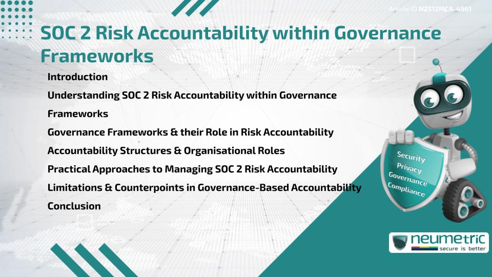 SOC 2 Risk Accountability within Governance Frameworks