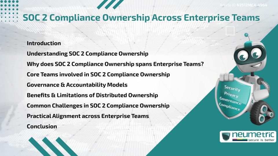 SOC 2 Compliance Ownership Across Enterprise Teams