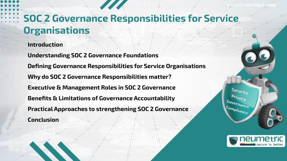 SOC 2 Governance Responsibilities for Service Organisations