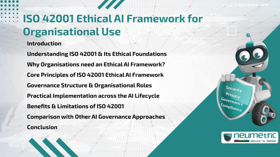 ISO 42001 Ethical AI Framework for Organisational Use