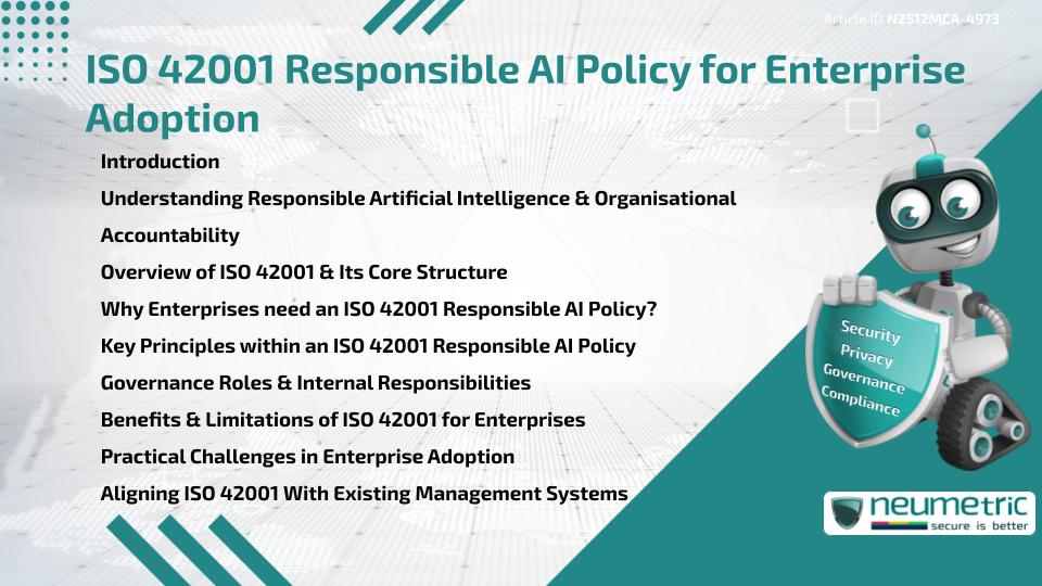 ISO 42001 Responsible AI Policy for Enterprise Adoption