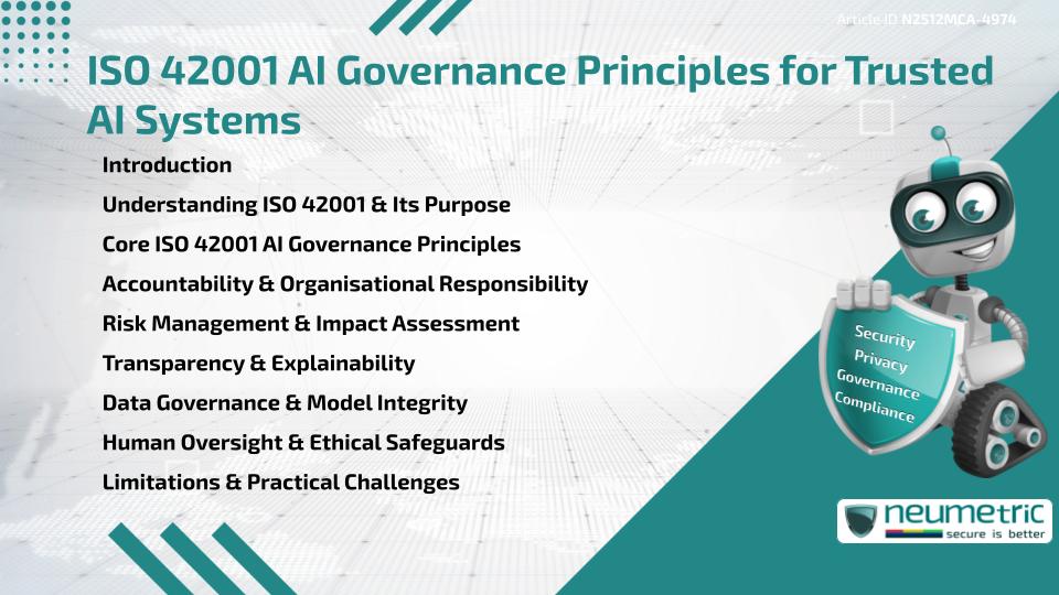 ISO 42001 AI Governance Principles for Trusted AI Systems