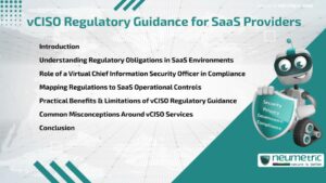Journal (General Articles) | Neumetric vCISO Regulatory Guidance for SaaS Providers